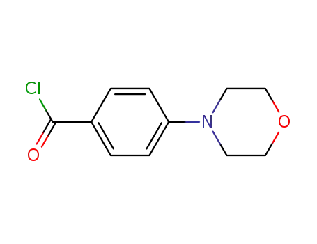 Molecular Structure of 162848-18-2 (4-MORPHOLINOBENZOYL CHLORIDE HYDROCHLORIDE)
