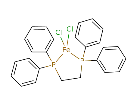 Molecular Structure of 41536-18-9 ([1,2-Bis(diphenyphosphino)ethane]dichloroiron(II))