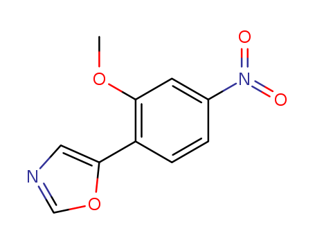 5-(2-Methoxy-4-nitrophenyl)oxazole CAS No.198821-78-2