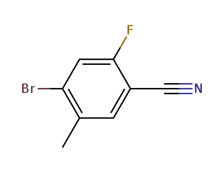 Benzonitrile, 4-bromo-2-fluoro-5-methyl-