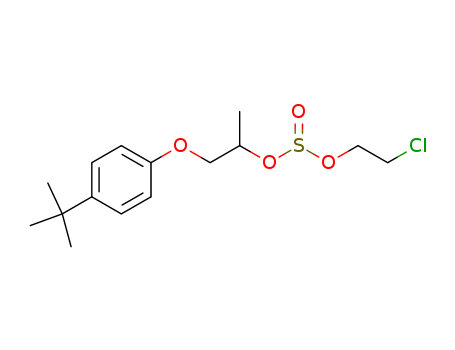 Sulfurous acid,2-chloroethyl 2-[4-(1,1-dimethylethyl)phenoxy]-1-methylethyl ester