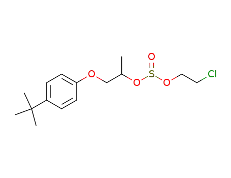 Sulfurous acid,2-chloroethyl 2-[4-(1,1-dimethylethyl)phenoxy]-1-methylethyl ester
