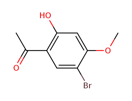 Molecular Structure of 39503-61-2 (1-(5-BROMO-2-HYDROXY-4-METHOXYPHENYL)-ETHANONE)