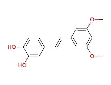 4-[2-(3,5-Dimethoxyphenyl)ethenyl]benzene-1,2-diol