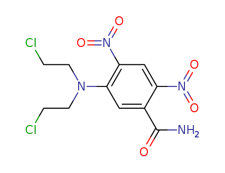 Benzamide,5-[bis(2-chloroethyl)amino]-2,4-dinitro-