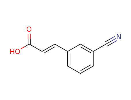 Molecular Structure of 16642-93-6 (3-Cyanocinnamic acid)