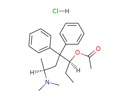 Molecular Structure of 43033-72-3 (Levomethadyl acetate hydrochloride)