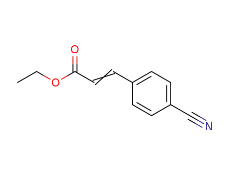 Molecular Structure of 20655-58-7 (2-Propenoic acid, 3-(4-cyanophenyl)-, ethyl ester)