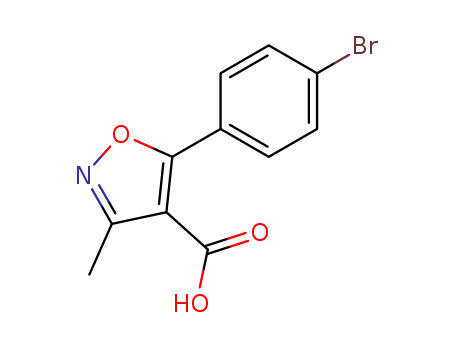5-(4-Bromo-phenyl)-3-methyl-isoxazole-4-carboxylic acid(91182-60-4)