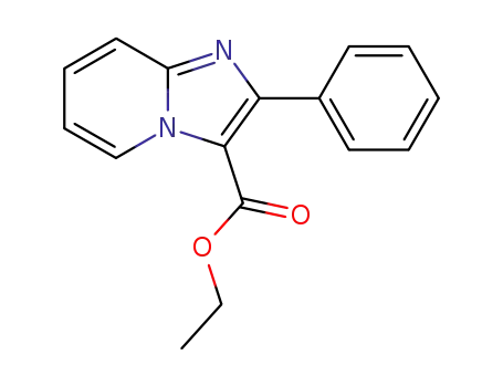 Molecular Structure of 119448-82-7 (ETHYL 2-PHENYLIMIDAZO[1,2-A]PYRIDINE-3-CARBOXYLATE)