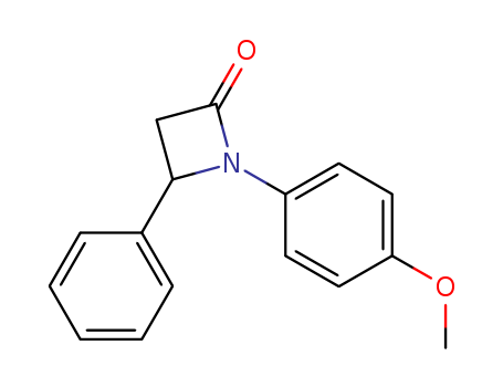 2-Azetidinone,1-(4-methoxyphenyl)-4-phenyl-