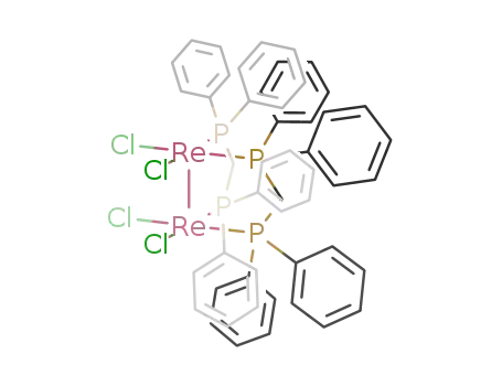 Molecular Structure of 58298-10-5 ([Re2Cl4(μ-bis(diphenylphosphino)methane)2])