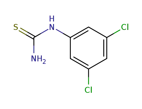 Molecular Structure of 107707-33-5 (3,5-Dichlorophenylthiourea)