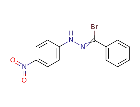 Molecular Structure of 962-13-0 (N-(4-Nitrophenyl)benzenecarbohydrazonoylbromide)