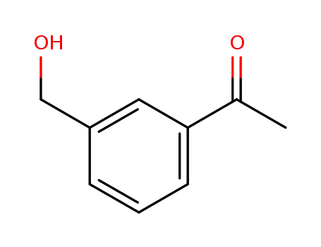 Molecular Structure of 125604-06-0 (Ethanone, 1-[3-(hydroxymethyl)phenyl]- (9CI))