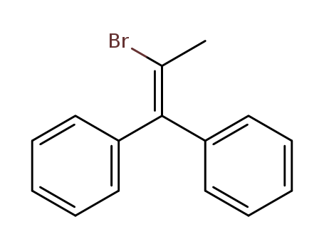 Benzene, 1,1'-(2-bromo-1-propenylidene)bis-