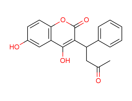 2H-1-Benzopyran-2-one,4,6-dihydroxy-3-(3-oxo-1-phenylbutyl)-