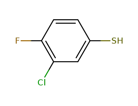 Molecular Structure of 60811-23-6 (3-CHLORO-4-FLUOROTHIOPHENOL)