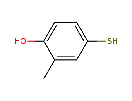 Molecular Structure of 32281-01-9 (4-Hydroxy-3-methylthiophenol)