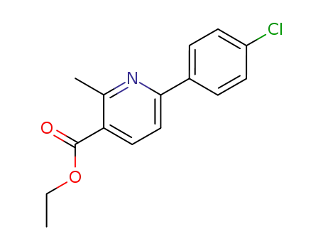 Ethyl 6-(4-chlorophenyl)-2-methylpyridine-3-carboxylate