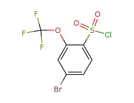 4-Bromo-2-(trifluoromethoxy)benzene-1-sulfonyl chloride