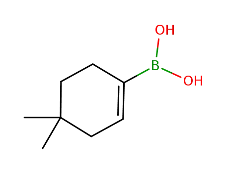 Molecular Structure of 865869-28-9 (4,4-DIMETHYLCYCLOHEXEN-1-YLBORONIC ACID)