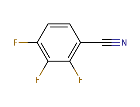 Molecular Structure of 143879-80-5 (2,3,4-Trifluorobenzonitrile)