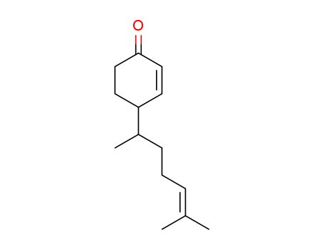 Molecular Structure of 1723-80-4 (2-Cyclohexen-1-one, 4-(1,5-dimethyl-4-hexenyl)-)