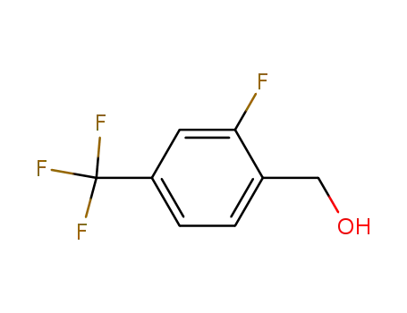 Molecular Structure of 197239-49-9 (2-Fluoro-4-(trifluoromethyl)benzyl alcohol)