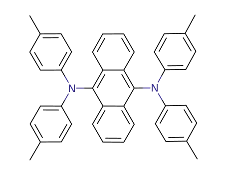 Molecular Structure of 177799-16-5 (9,10-Bis[N,N-di-(p-tolyl)-amino]anthracene)