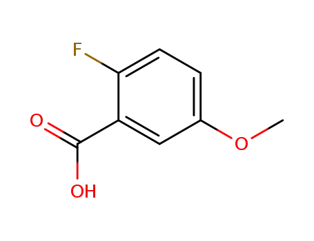 Molecular Structure of 367-83-9 (2-Fluoro-5-methoxybenzoic acid)