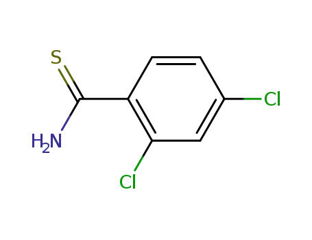 Molecular Structure of 2775-38-4 (2,4-DICHLORO-THIOBENZAMIDE)