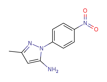 Molecular Structure of 16459-47-5 (5-METHYL-2-(4-NITROPHENYL)-2H-PYRAZOL-3-YLAMINE)