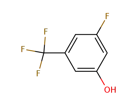 Molecular Structure of 172333-87-8 (3-FLUORO-5-(TRIFLUOROMETHYL)PHENOL)