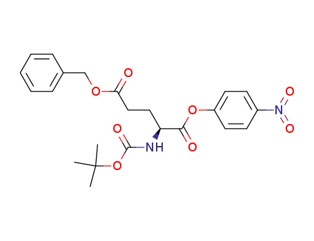 Molecular Structure of 7536-59-6 (Boc-Glu(OBzl)-ONP)
