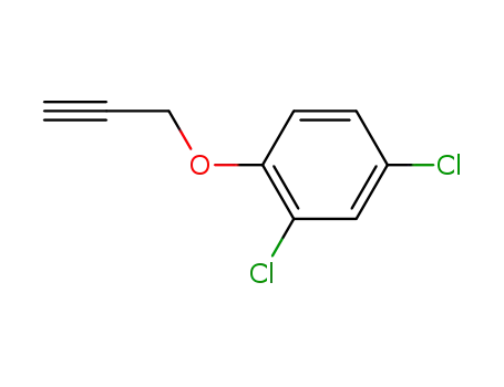 Molecular Structure of 17061-90-4 (2,4-DICHLORO-1-(2-PROPYNYLOXY)BENZENE)