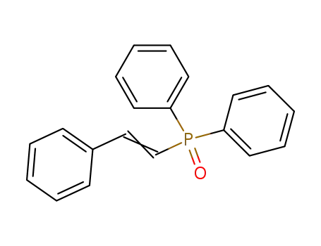 Molecular Structure of 795-47-1 (Phosphine oxide, diphenyl(2-phenylethenyl)-)