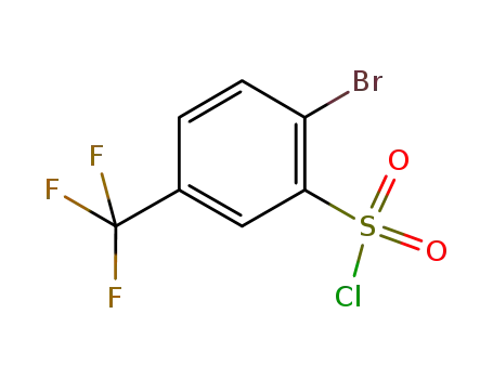 Molecular Structure of 176225-08-4 (2-BROMO-5-(TRIFLUOROMETHYL)BENZENESULFONYL CHLORIDE)