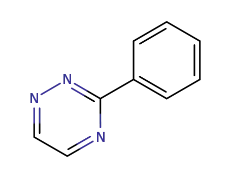 Molecular Structure of 24108-40-5 (3-Phenyl-1,2,4-triazine)