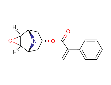 [(1R,2R,4S)-9-methyl-3-oxa-9-azatricyclo[3.3.1.02,4]nonan-7-yl] 2-phenylprop-2-enoate