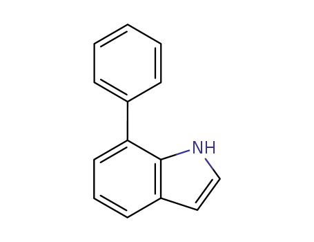Molecular Structure of 1863-21-4 (7-phenyl-1H-indole)