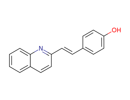 Phenol,4-[2-(2-quinolinyl)ethenyl]- cas  4752-58-3