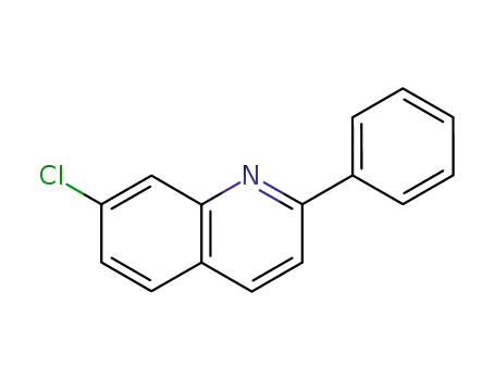 Molecular Structure of 61687-26-1 (7-chloro-2-phenyl-Quinoline)
