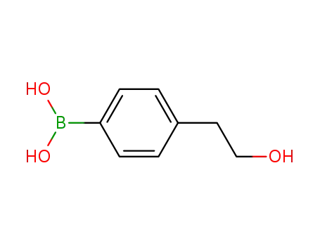 Molecular Structure of 137756-89-9 (4-(2-Hydroxyethyl)phenylboronicacid)