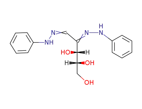 Molecular Structure of 5934-40-7 ((4E,5E)-4,5-bis(2-phenylhydrazinylidene)pentane-1,2,3-triol (non-preferred name))