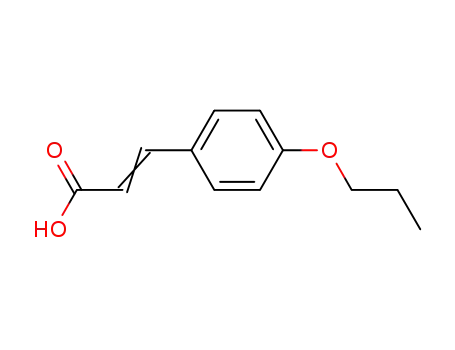 Molecular Structure of 69033-81-4 (3-(4-PROPOXYPHENYL)ACRYLIC ACID)
