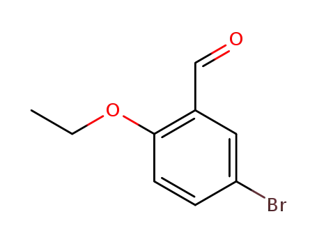 Molecular Structure of 79636-94-5 (5-BROMO-2-ETHOXYBENZALDEHYDE)