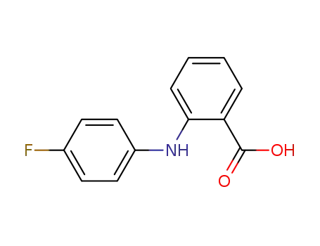 Molecular Structure of 54-60-4 (N-(4-FLUOROPHENYL)ANTHRANILIC ACID)