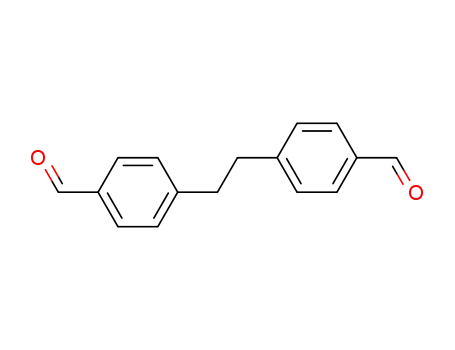 Molecular Structure of 1220-08-2 (Benzaldehyde, 4,4'-(1,2-ethanediyl)bis-)