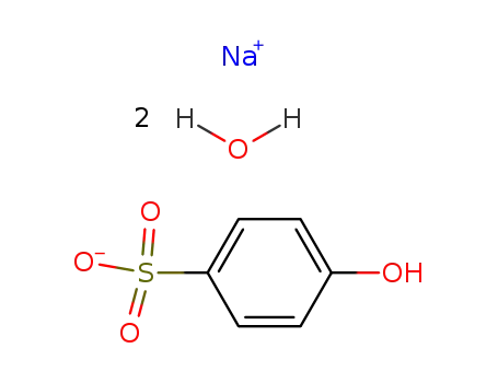 Molecular Structure of 10580-19-5 (4-HYDROXYBENZENESULFONIC ACID SODIUM SALT DIHYDRATE)